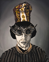 Performatika - Mr Leapman. Acryl on canvas, 80 x 100 cm, 2013